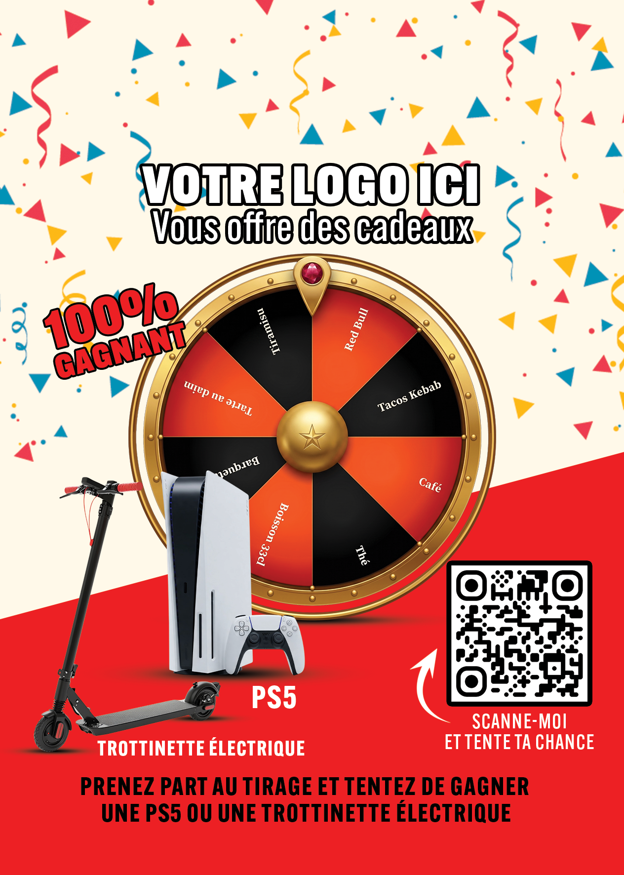 Aperçu du flyer de table